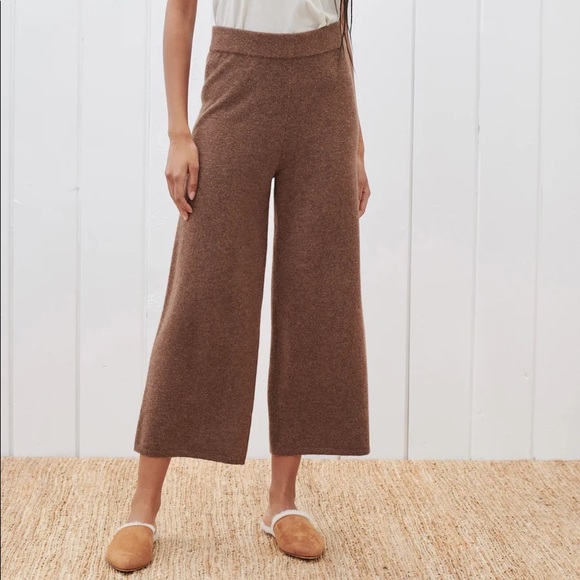 Jenni Kayne Pants - JENNI KAYNE Marina Culottes in Nutmeg